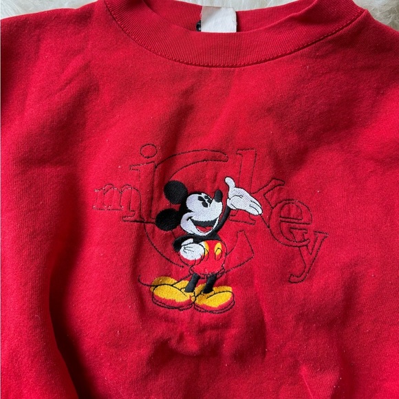 VTG '90s Y2K Indie Grunge Mickey Mouse Womens Sweatshirt Size: M - Picture 6 of 8